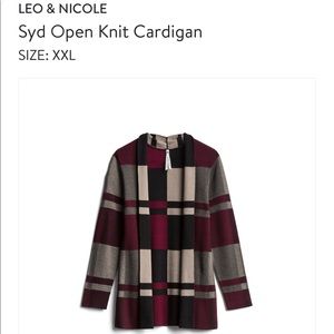 Stitch Fix Leo & Nicole Syd Open Cardigan - XXL